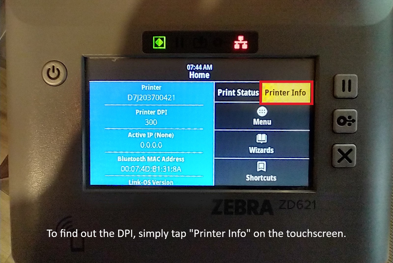 プリンタ部品番号を使用してプリントヘッドのDPIを特定する
